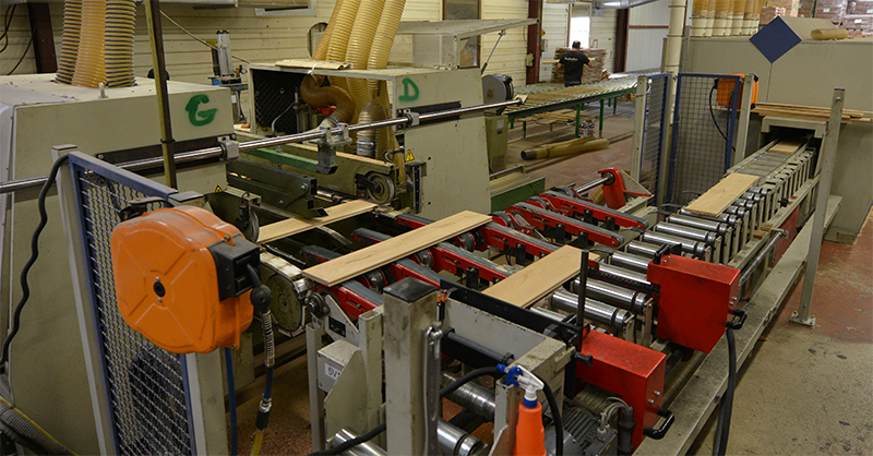 Usine de production parquet Les Planchers